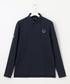 23区GOLF 定番人気【MEN】ハニカムカノコ 長袖ポロシャツ