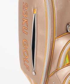23区GOLF 主役級の華やかさ【UNISEX】ホログラム キャディバッグ 見た目・収納力・機能性抜群 ラウンドに最適！