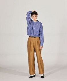 LENO BAND COLLAR SHIRTS 《UNISEX》 バンドカラーシャツ