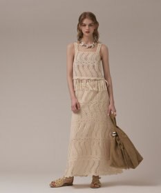 GRACE CONTINENTAL クロシェレースキャミ