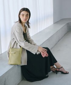 TOPKAPI 【TREASURE TOPKAPI】ベルトデザイン レザー フラット ショルダーバッグ