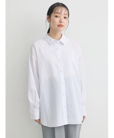 earth music&ecology パールボタンオーバーシャツ