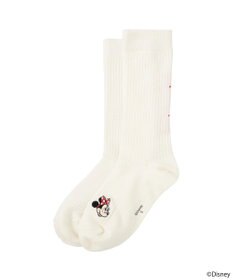 earth music&ecology 【予約】Disney/アソート刺繍入り靴下