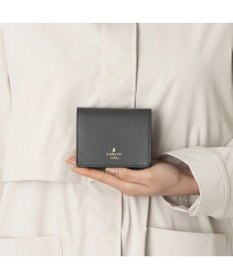 LANVIN en Bleu リュクサンブール 二つ折りコンパクト財布