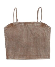 WEGO 【カップ付きインナー】ヴィンテージウォッシュカップインショートキャミ