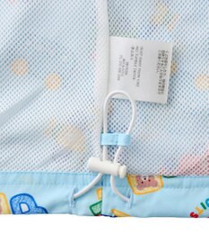 MIKI HOUSE HOT BISCUITS 【80-120cm】ビーンズ×乗り物 総柄ウインドブレーカー