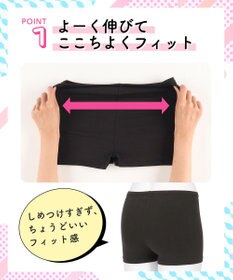 Wing ジュニア オーバーパンツ 綿混(身生地部) 抗菌防臭(身生地部) やさしい肌あたり 【2枚セット】 はきこみ丈ふつう RJ4500 ウイング／ワコール
