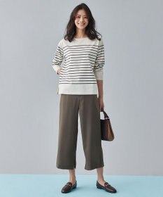 J.PRESS LADIES 【洗える】リラクシオンツイル パンツ