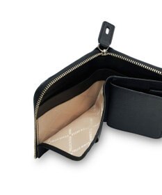 PELLE BORSA メッシュL字ファスナーミニ財布 Chrono Weave クロノウィーブ 5842