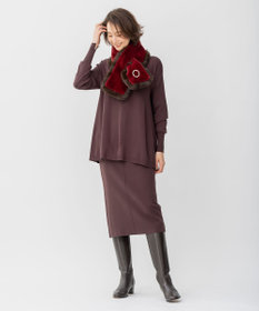 自由区 【WEB限定/洗える/セット着用可】レーヨンストレッチ タイトスカート