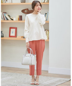 ANY SIS L 【洗える】ペプラム ニット