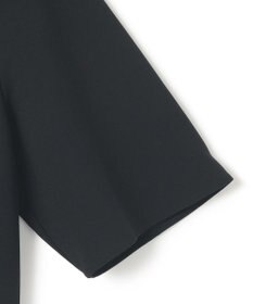 ICB L 【洗える】ストレッチジョーゼット ハイネックブラウス