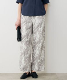 ICB L 【先行予約・WEB限定カラーあり】FluidBackSatin ワイドパンツ