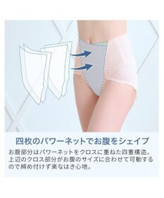 BRADELIS New York 【カヤビューティーラボ】レーシーハイウエストショーツ25 深め ハイウエスト お腹すっきり 補正 補整下着