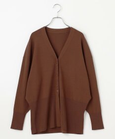 #Newans 【洗える】ファインボタンＶネックカーディガン