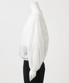 23区 【R(アール)】エンブロイダリーオーガンザ ブラウス