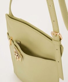 TOPKAPI 【TREASURE TOPKAPI】ベルトデザイン レザー フラット ショルダーバッグ