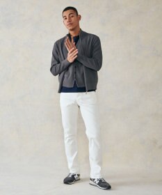 J.PRESS MEN 【High twist links】フルジップカーディガン