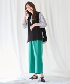 ANY 【UVカット/抗菌防臭/吸水速乾】エニィファンクション袖タックブラウス