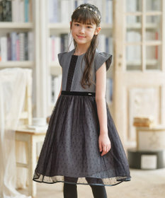 組曲 KIDS 【110-140㎝】ノワールドット ドレス
