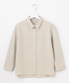 J.PRESS LADIES L 【冷房対策に】タイプライターライクジャージー シャツ カットソー