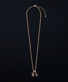 WEGO Mラインストーンダブルモチーフネックレス