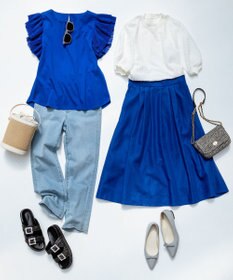 組曲 S レーシージャージーニットライク カットソー