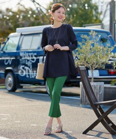 Tiaclasse L 日本製サーラドライ・テーパードパンツ