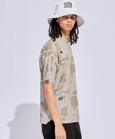 PW CIRCULUS 【MEN】WATER SURFACE プリントモックネックT ゴルフ