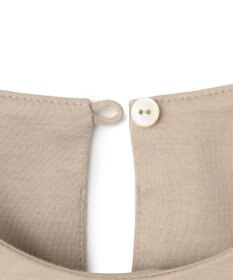 BEIGE， 【洗える】DUOMO / コットンスリットスリーブトップス