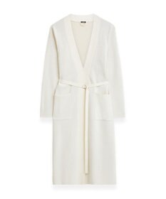 JOSEPH ウールシルクバイカラー　ロングカーディガン