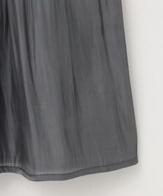 ANY L 【ウエストゴム】シャイニーギャザースカート