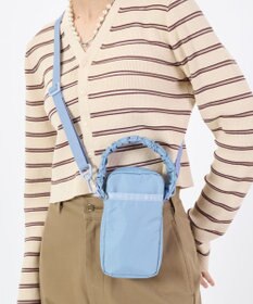 LeSportsac GH MINI PHONE XBODY/スレートブルー