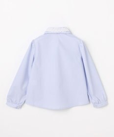 組曲 KIDS 【110-140㎝】 レースリボンタイブラウス