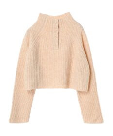 earth music&ecology フワフワＭＩＸハイネックショートニット