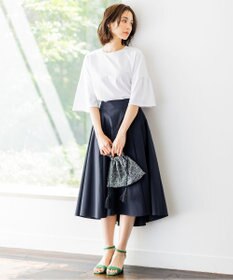 組曲 【速乾・撥水】ハイカウントタフタ スカート