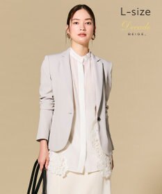 BEIGE， 【L-size・セットアップ対応 】LUIZA / テーラードジャケット