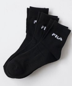 FILA GOLF／marie claire 【FILA GOLF】ジャカードデザイン３Ｐミドルソックス