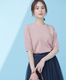 組曲 L 【WEB限定・2SET】シャイニーラメニット×チュールスカート