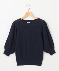 組曲 S 【洗える】CHAIギャザースリーブ ニット