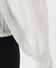 23区 【R(アール)】エンブロイダリーオーガンザ ブラウス