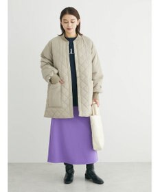 Green Parks 撥水加工　中綿キルトミドル丈コート