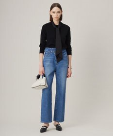 ICB L 【CLASSY.1月号掲載・洗える】ウォーターリサイクルデニム カーブパンツ