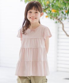 組曲 KIDS 【150-160㎝】 ドットティアードチュニック