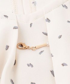 ANY SIS L 【洗える】ラッフルフレアビジュー ブラウス