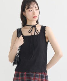 earth music&ecology マルチｗａｙネックホルターレースタンク