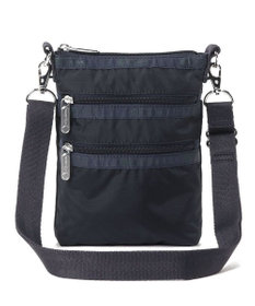 LeSportsac 3 ZIP CROSSBODY/ディープシーブルー