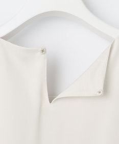 23区 L 【洗える】シルキーデシン ギャザー カットソー