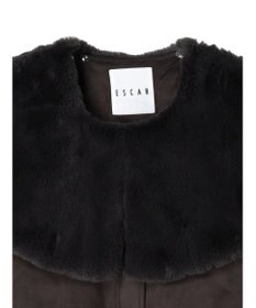 Green Parks ■ＥＳＣＡＲ　フラッフィーケープ付ショートコート