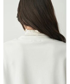 earth music&ecology クルーネック袖シャーリングスウェット